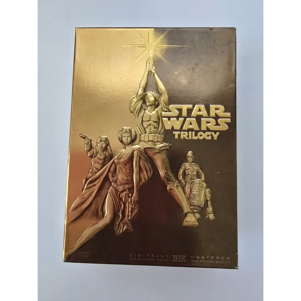 Star‎ Wars Trilogy DVD Box Set Lucasfilm THX Mastered Gold Edition